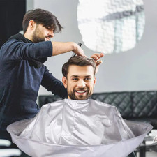 Hair Cutting Apron Cape Cloak Umbrella Barber Gown Hairdressing Salon Haircut AU