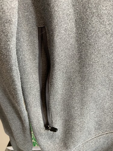 New England Patriots Wicking Retro Logo Hoodie Hooded Sweatshirt Mens Small Read - Picture 3 of 5