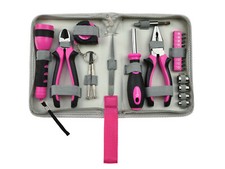 Werkzeugsatz G10107 f&uuml;r Frauen Mehrzweck-Werkzeugsatz Werkzeugkoffer Damen pink