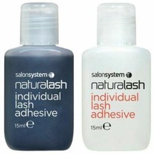 Salon System Semi-Permanent Individual Eyelash Adhesive Clear or Black Glue 15ml