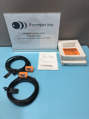 2 EFECTOR IN5133 PROXIMITY SWITCH, BIB, DOCK, ASSY, IN-3004-ANKG, 135307
