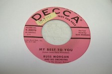 Pop Promo 45 Russ Morgan And His Orchestra - My Best To You / Lay Down Your Arms