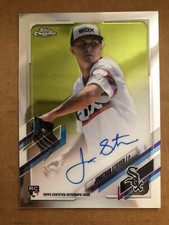 JONATHAN STIEVER - WHITE SOX - 2021 TOPPS CHROME ROOKIE AUTO