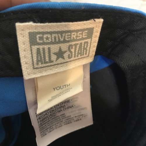 Converse All Star White Logo Adjustable Youth Size 8/20 Hat - Picture 10 of 13