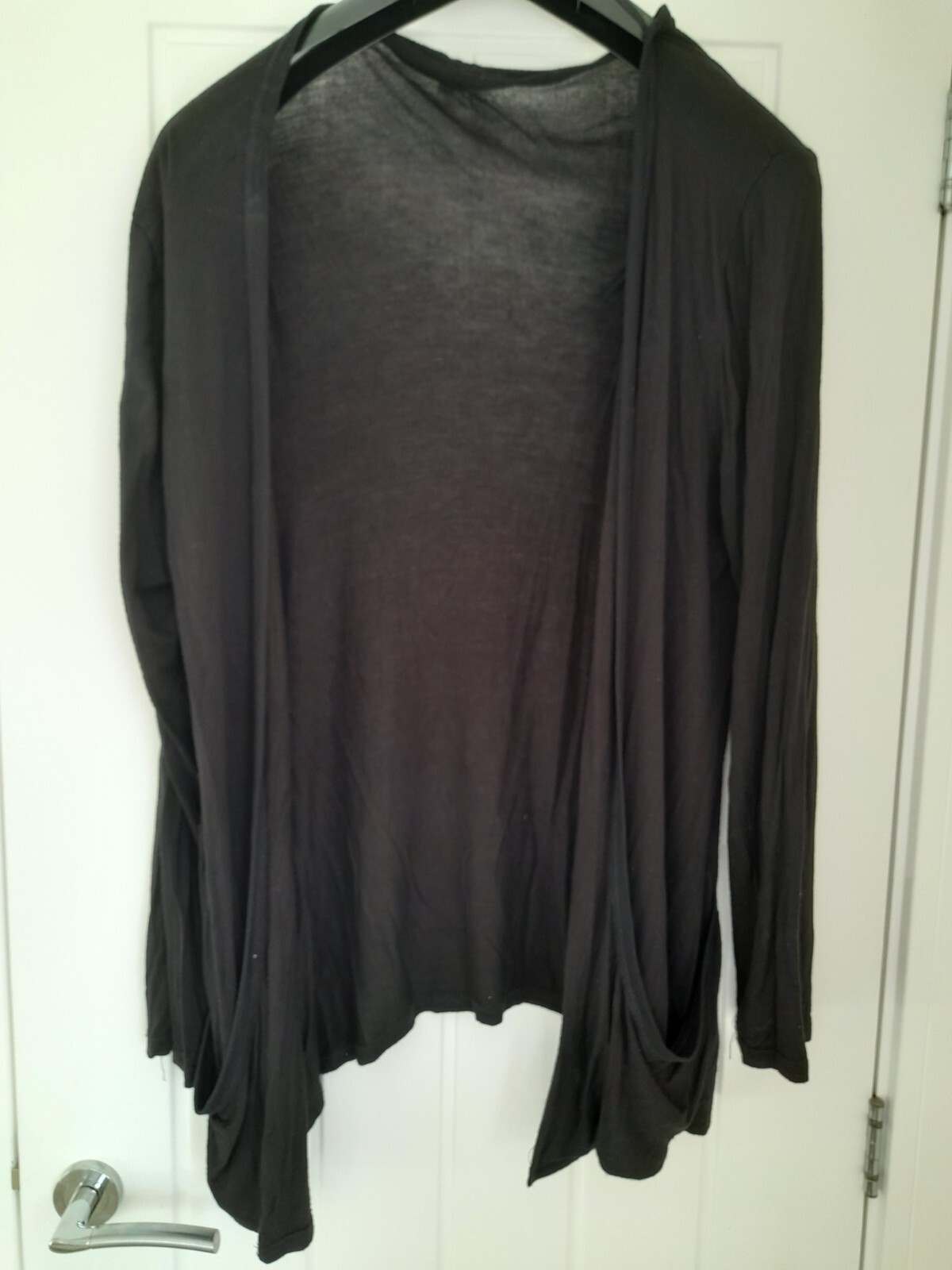 New Look Black Boyfriend Cardigan Size 16 eBay