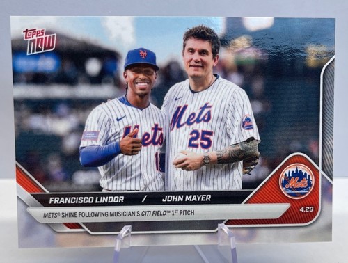 2025 Topps Now FLJM Francisco Lindor / JOHN MAYER