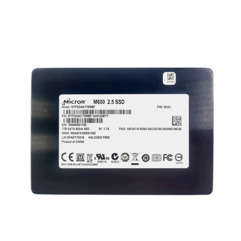 Micron M600 1TB 2.5 SATA SSD 6G SED Solid State Drive Laptop Desktop Server