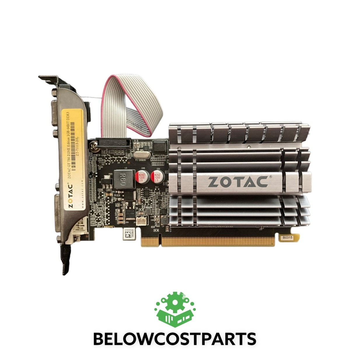 ZOTAC Black Geforce GT 730 Zone Nvidia 2GB 64 BIT DDR3 Video Graphics Card