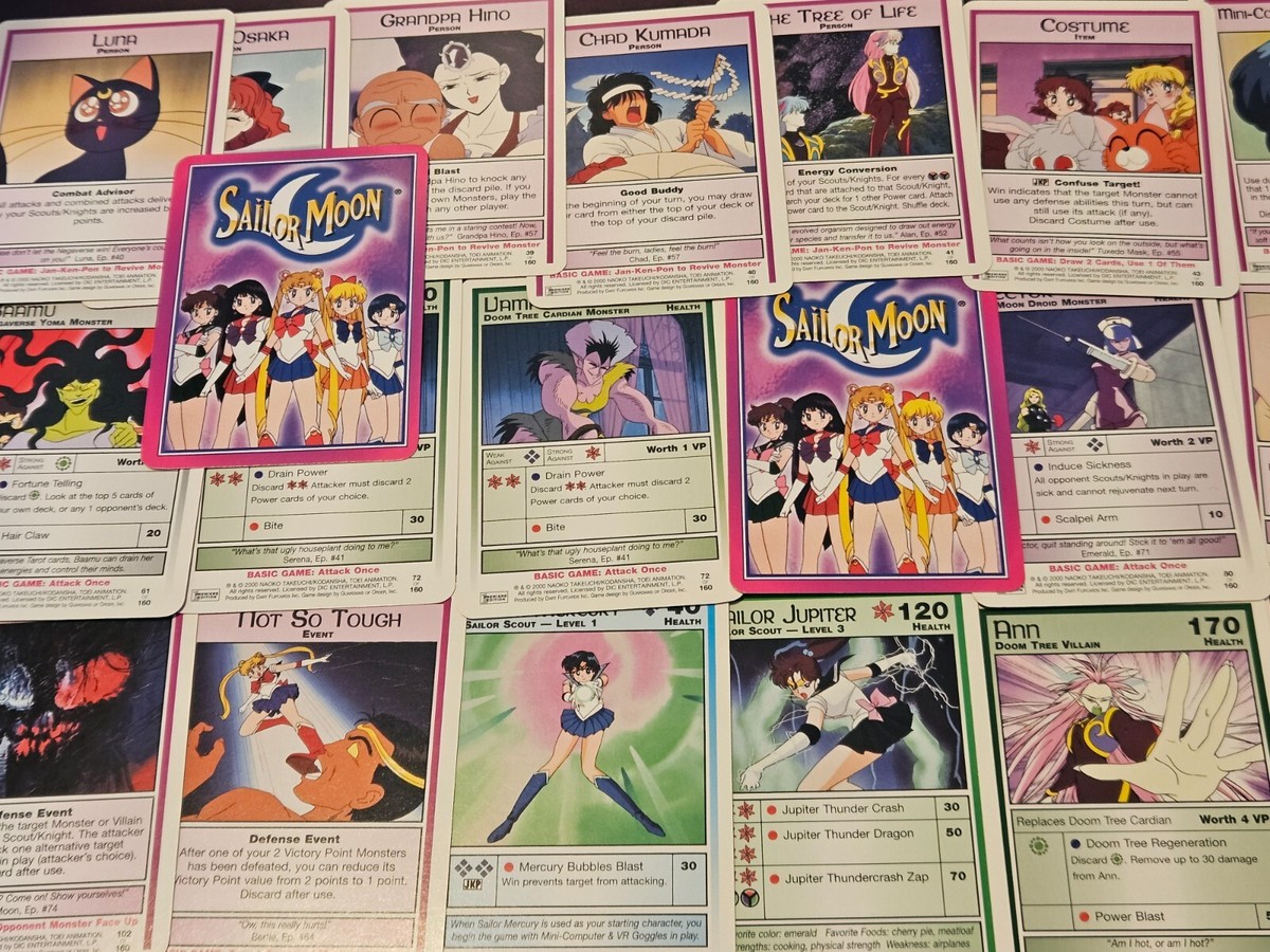 2000 SAILOR MOON BASIC GAME PREMIERE EDITION CARDS YOU PICK SEE