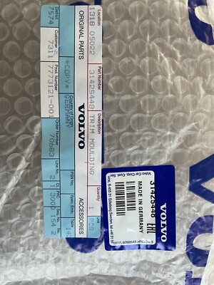 OEM VOLVO V90 MK2 FRONT BUMPER LEFT MOULDING CHROME TRIM 31425448 