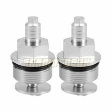 2x Preload Fork Tube Top Cap For Honda XL200R 1985-1986 Adjustable Bolts