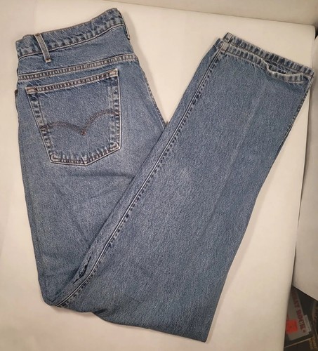 Vintage Levi Strauss 545 Jeans Size Men Loose Fit Denim 90’s Measure 42x35 - Picture 2 of 9