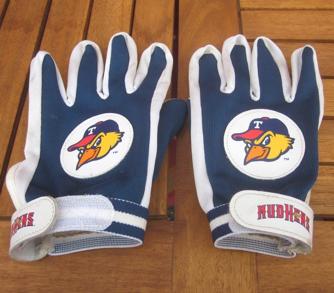 TOLEDO MUDHENS youth batting gloves Muddy kids baseball Ohio minor league