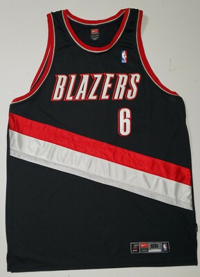 Bonzi Wells #6 Portland Trailblazers Stitched Team Nike 3XL (56