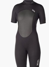 XCEL Wetsuits 2mm OS Springsuit Black/White Logos Women's Wetsuits One Piece 8
