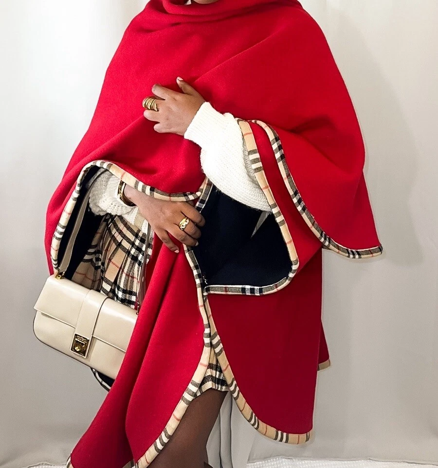 burberry cape shawl