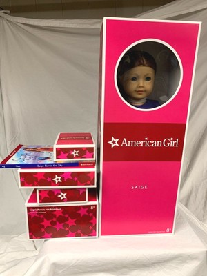 American Girl Of 2013 Saige Doll & Paperback Book (550402141462)