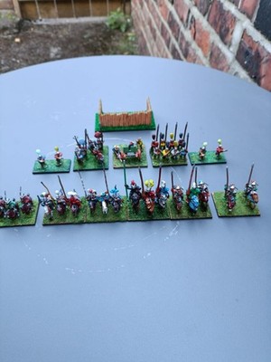 15 mm bemalte französische Ordonnanzarmee. Uralt. Mittelalter. DBA 3. IV/82b.