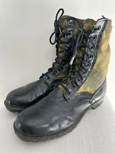 Vtg US Vietnam Military Field Boots 10R
