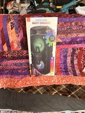 iLive Wireless Tailgate Party Speaker with LED Light Effects