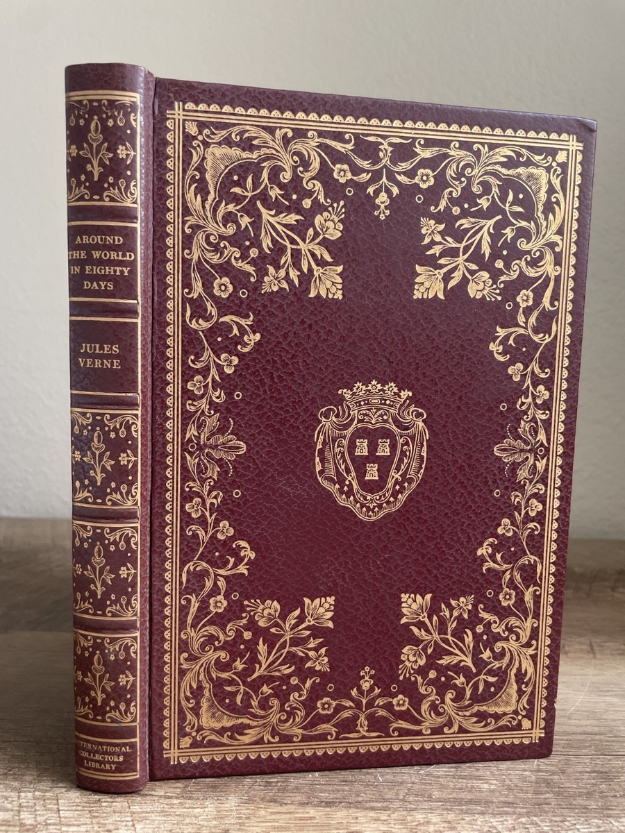 Vintage 1956 Around The World In Eighty Days, Jules Verne HC+