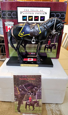 Trail of Painted Ponies - Standing on Guard - 1E #2201 with box and card. 
