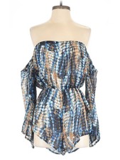 Boohoo Women Blue Cocktail Dress M