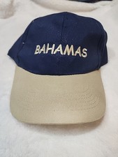 Bahamas Nassau Adult Baseball Cap Blue, Adjustable Size Dorsett Tees