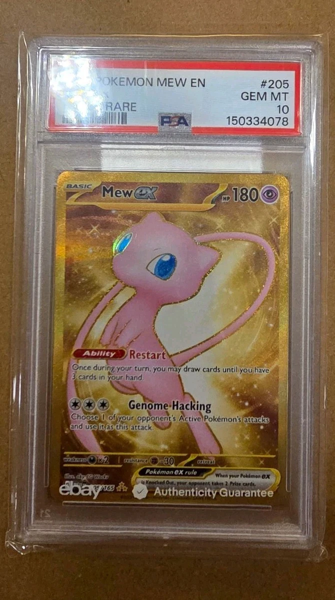 Pokémon TCG Grade 10 Mew Individual Collectible Card Game Cards