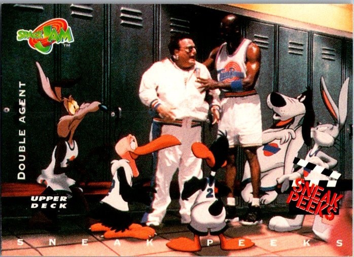 1996-97 Upper Deck Space Jam: Michael Jordan Sneak Peaks "Double Agent" #54