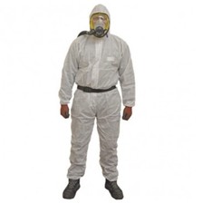 Evergard Type 5/6 Cat 3 Disposable Coveralls White Size XL, Box Of 50