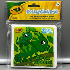 2021 New MIP Crayola Bubbly Bath Book Go Go Green