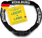 KOHLBURG Sehr Langes Fahrradschloss Zahlenschloss 115Cm & 6Mm Starker Stahl - Fa