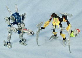 Lego Bionicle MISTIKA (8688-8696) - 2008 Toa and Makuta Karda Nui Canisters 