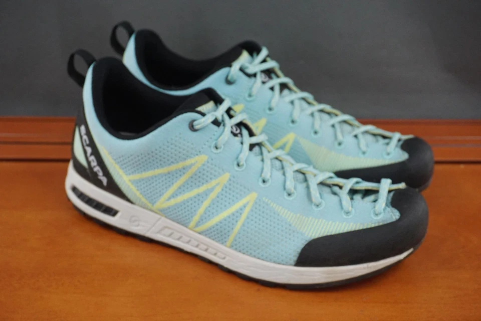 Zapatos Scarpa Iguana Para Hombre Talla 7 2/3 Azul Ajuste Cómodo Vibram Enfoque Exterior Foto 3 de 4