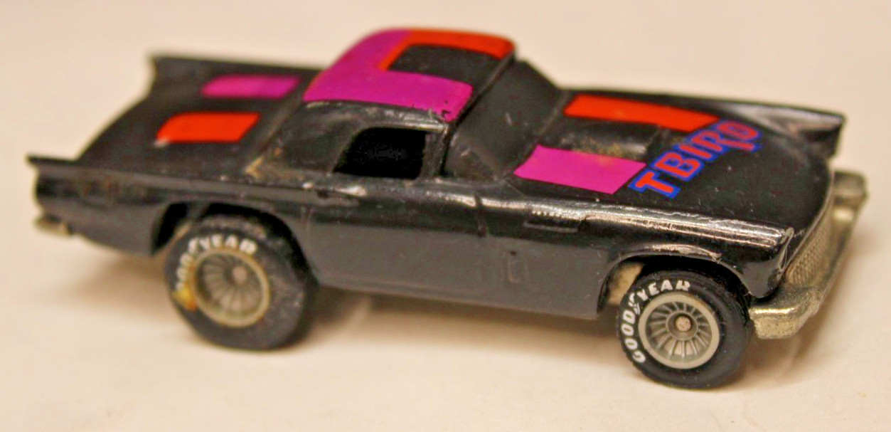 HOT WHEELS 1980's REAL RIDERS' GRAY HUB MALAYSIA BASE 1957 T BIRD c