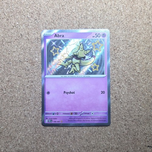 #1 Abra Paldean Fates Shiny Rare 148/091 *P2