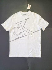 NWOT CALVIN KLEIN MEN'S SIZE S WHITE CREW NECK SHORT SLEEVE T-SHIRT