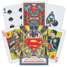 Superman Playing Cards Deck Premium Golden Age of Comics Theory 11 USPCC T1188