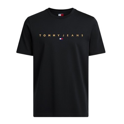 TOMMY HILFIGER T-Shirts Kurzarm Baumwolle TOMMY JEANS DM0DM20744 SEV Black