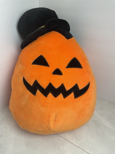 Squishmallows Riba 20 Zoll Kürbis Halloween Plüsch – gebraucht, Jumbo Jack-O'-Laterne mit
