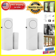Easy Install 2-Pack Window and Door Alarm - Home Security Alert for Families