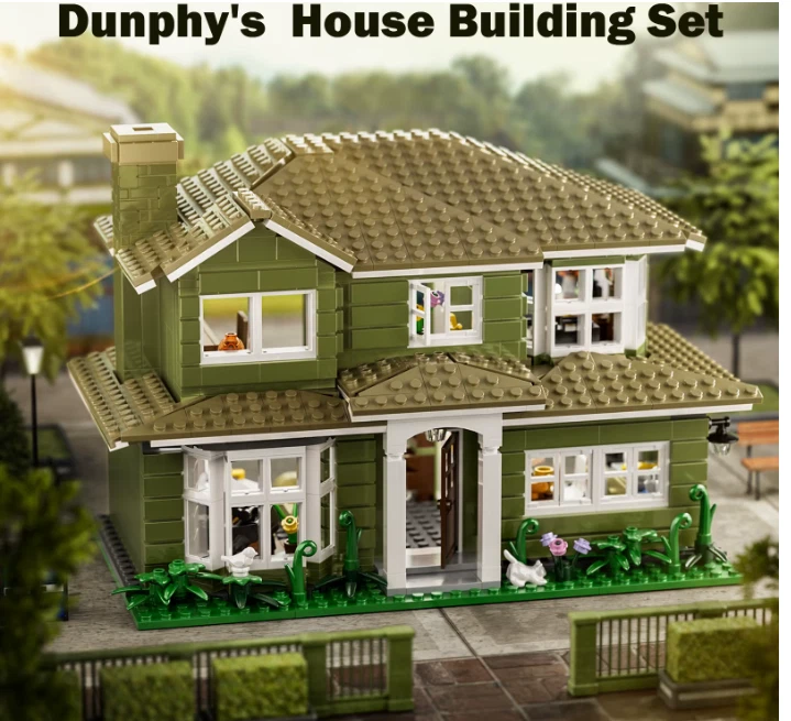NEW MOC Design MODERN FAMILY Blocks Set Dunphy House Set Architecture Blocks Set - Image 4 of 4