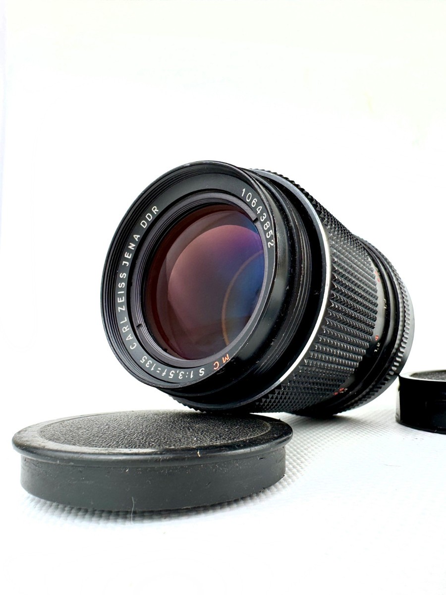 Carl Zeiss Jena MC Sonnar 135mm f/3.5 Lens M42 Mount Telephoto DDR