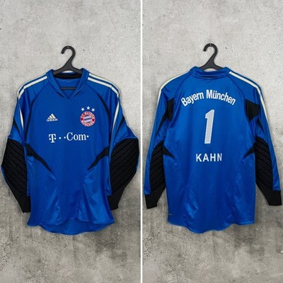 BAYERN MÜNCHEN 2004 2005 TORWART FUSSBALL SHIRT #1 KAHN ADIDAS TRIKOT GR. S