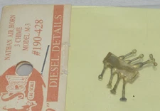 HO scale diesel locomotive PARTS brass Cal-Scale 428 air horn Nathan 3-chime M-3