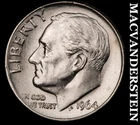 1964 Silver Roosevelt Dime - Choice Gem Brilliant Unc  Lustrous  #K4359