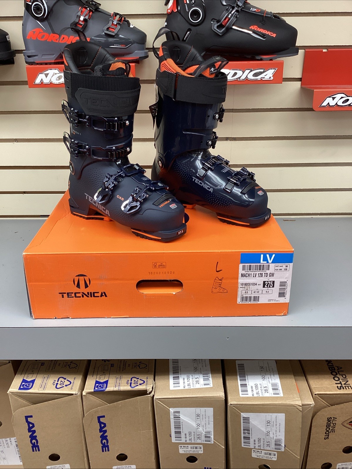 SALOMON Scarponi da sci Tecnica Mach1 LV 120 27 5 23 24 NUOVI