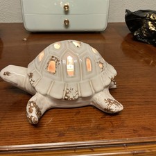Sea Turtle Tortoise Lamp Tabletop Electric Ni...