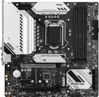 MSI MAG B560M MORTAR WIFI LGA 1200 Intel B560 Micro ATX Intel Motherboard